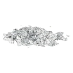 Xenos Decoratieve folievlokken - zilverkleurig - ø5x6 cm- Knutselspullen
