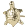 Xenos Deurknop schilpad - goud - 4x5 cm- Deurknoppen