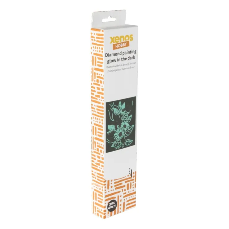 Xenos Diamond paint - glow in the dark - 40x30 cm- Diamond Paintings|Knutselpakketten