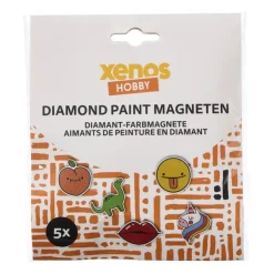 Xenos Diamond painting magneten DIY - set van 5 - diverse varianten- Diamond Paintings