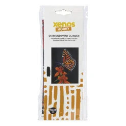 Xenos Diamond painting vlinder - 18x14 cm- Diamond Paintings