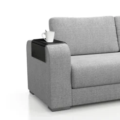 Xenos Dienblad sofa - zwart - 44,5x24x0,9 cm- Dienbladen