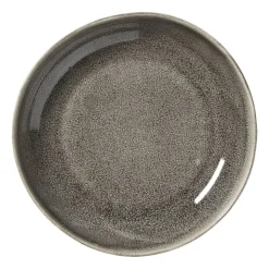 Xenos Diep bord fuji - bruin - ø22x4 cm- Kerst|Borden