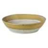 Xenos Diep bord roots - oker - ø20x5.4 cm- Borden