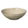 Xenos Diep bord Toscane - beige - ø19 cm- Borden