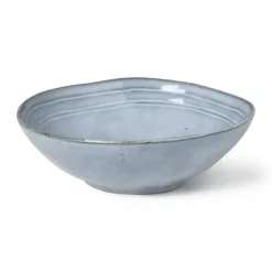 Xenos Diep bord Toscane - lichtblauw - ø19 cm- Borden