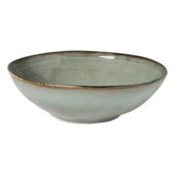 Xenos Diep bord Toscane - lichtgroen - ø19 cm- Borden
