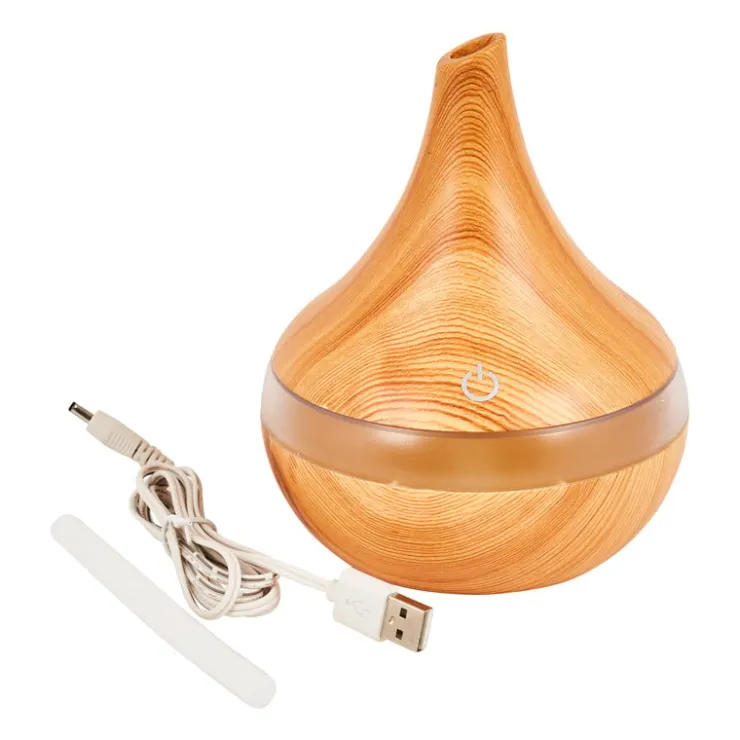 Xenos Diffuser houtlook - ø12.2x15 cm- Kerstcadeaus|Huisparfum