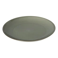 Xenos Dinerbord Emma - donkergroen - ø26.8x2.5 cm- Borden