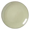 Xenos Dinerbord Emma - lichtgroen - ø26.8x2.5 cm- Borden
