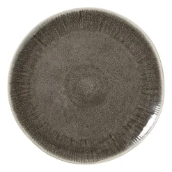 Xenos Dinerbord fuji - bruin - ø27.5x2.4 cm- Borden|Kerstservies
