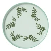 Xenos Dinerbord jolie - groen -ø25.5x2.3 cm- Kerstservies|Borden