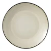 Xenos Dinerbord Roots - beige - ø27.5x3 cm- Borden