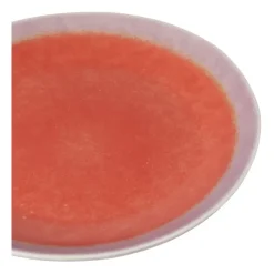 Xenos Dinerbord Roots - rood/paars - ø27.5x3 cm- Borden