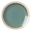 Xenos Dinerbord Roots - turquoise - ø27.5x3 cm- Borden