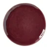 Xenos Dinerbord Toscane - bordeauxrood - ø28 cm- Borden|Kerstservies