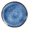 Xenos Dinerbord Toscane - donkerblauw - ø28 cm- Borden