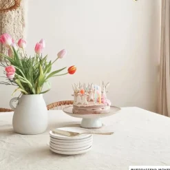 Xenos Dinerbord Toscane - wit - ø28 cm- Borden