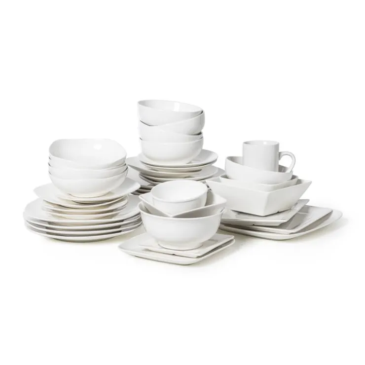 Xenos Dinerbord vierkant - 26x26 cm- Borden