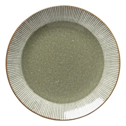 Xenos Dinerbord Yara - groen- ⌀26.8 cm- Borden