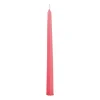 Xenos Dinerkaars glans - roze - ø2x25 cm- Dinerkaarsen