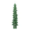 Xenos Dinerkaars klein - groen - ø4x15 cm- Kerstcadeaus|Dinerkaarsen