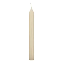 Xenos Dinerkaars rustiek - ivoor - ø2x24 cm- Dinerkaarsen