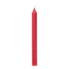 Xenos Dinerkaars rustiek - rood - ø2x24 cm- Dinerkaarsen
