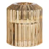Xenos Diner/theelichthouder - geel - ø5.5x6 cm- Waxinelichthouders|Kandelaars