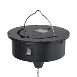 Xenos Disco licht met discobal - zilverkleurig - ø15x30 cm- Kerstcadeaus