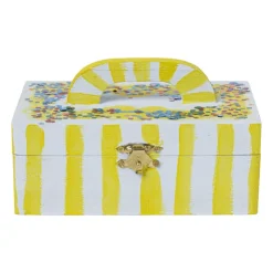 Xenos Doosje met handvat - rechthoekig - 10x15x6 cm- Doosjes