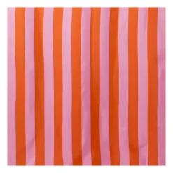 Xenos Douchegordijn gestreept - roze/oranje - 180x200 cm- Douchegordijnen