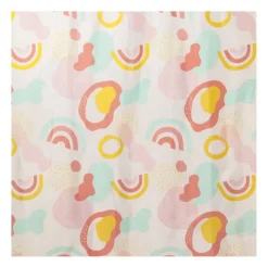 Xenos Douchegordijn regenboog - multikleur - 180x200 cm- Douchegordijnen