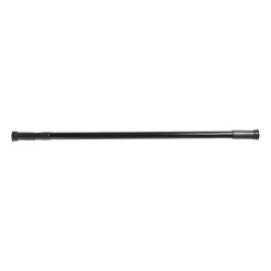 Xenos Douchestang uitschuifbaar - zwart - 70-120 cm- Badkamer Accessoires
