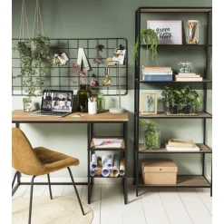 Xenos Draadmand - zwart - 31x21x14 cm- Manden|Manden
