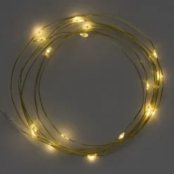 Xenos Draadverlichting - warm wit licht - 20 led lampjes- Kerstverlichting|Kerstboom Verlichting