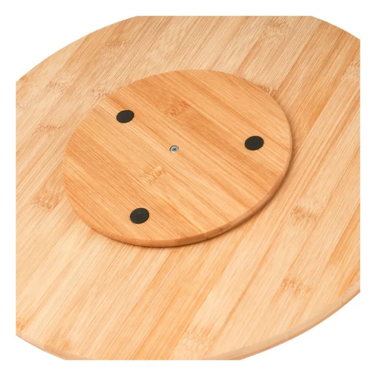Xenos Draaiplateau bamboe - ø40 cm- Taartplateaus|Borrelplanken