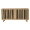 Xenos Dressoir Japandi met 2 deuren - bruin - 50x98.5x33 cm- Kast Met Deuren|Dressoir