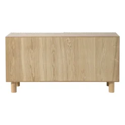 Xenos Dressoir Japandi met 2 deuren - bruin - 50x98.5x33 cm- Kast Met Deuren|Dressoir