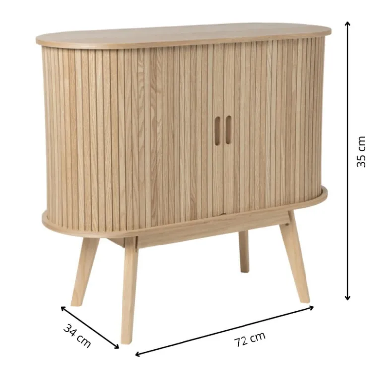 Xenos Dressoir Uppsala - naturel - 80x72x34 cm- Dressoir