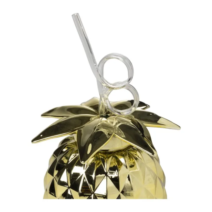 Xenos Drinkbeker - ananas - goud - .. ml- Kinderservies