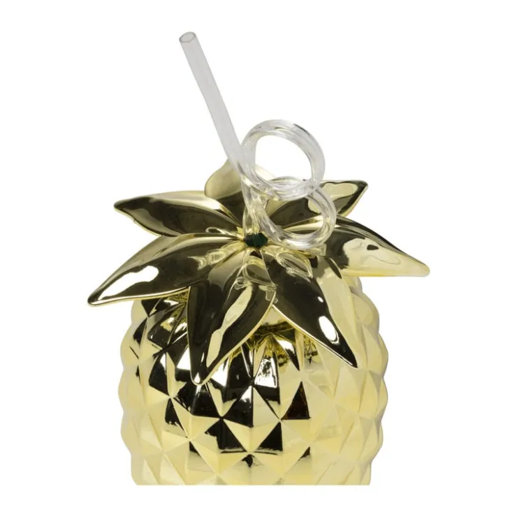 Xenos Drinkbeker - ananas - goud - .. ml- Kinderservies