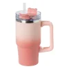 Xenos Drinkbeker thermo met draaideksel - roze - 600 ml- Drinkflessen|Kerstcadeaus