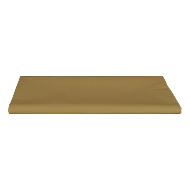 Xenos Duni tafelkleed - goud - 138x220 cm- Wegwerptafelkleden|Tafelkleden