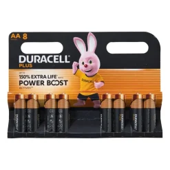 Xenos Duracell power boost AA batterijen - set van 8- Batterijen