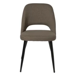 Xenos Eetkamerstoel Leonardo - bruin - 82.5x61.5x48.5 cm- Eetkamerstoelen