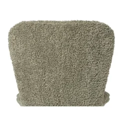 Xenos Eetkamerstoel Liz - groen - teddy - 83.5x55x45.4 cm- Eetkamerstoelen