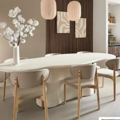 Xenos Eetkamerstoel Niki - wit - 78x55x54 cm- Eetkamerstoelen