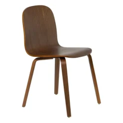 Xenos Eetkamerstoel Nordic - bruin - 80x53x42.5 cm- Eetkamerstoelen