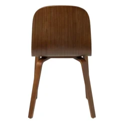 Xenos Eetkamerstoel Nordic - bruin - 80x53x42.5 cm- Eetkamerstoelen